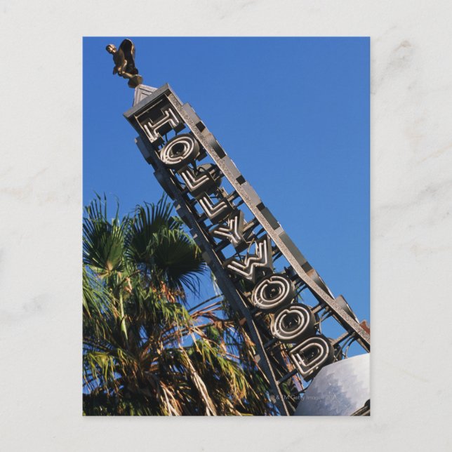 Carte Postale Panneau Hollywood, Los Angeles, Californie (Devant)