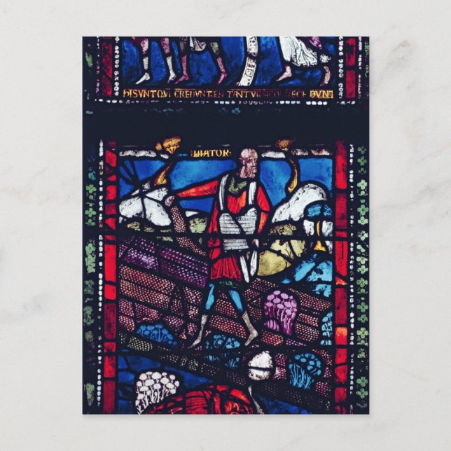 Carte Postale Panneau représentant la parabole de l'aile (Devant)