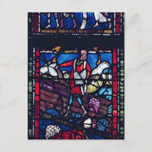 Carte Postale Panneau représentant la parabole de l'aile