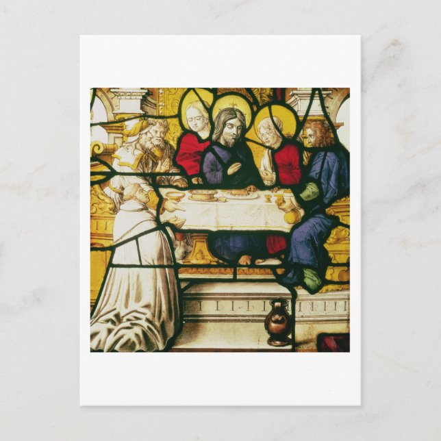 Carte Postale Panneau représentant St. Andrew au Souper à Emmaüs (Devant)