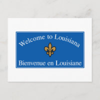 Panneau routier Louisiana - USA