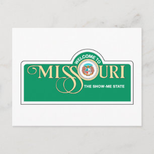 Carte Postale Panneau routier Missouri - USA
