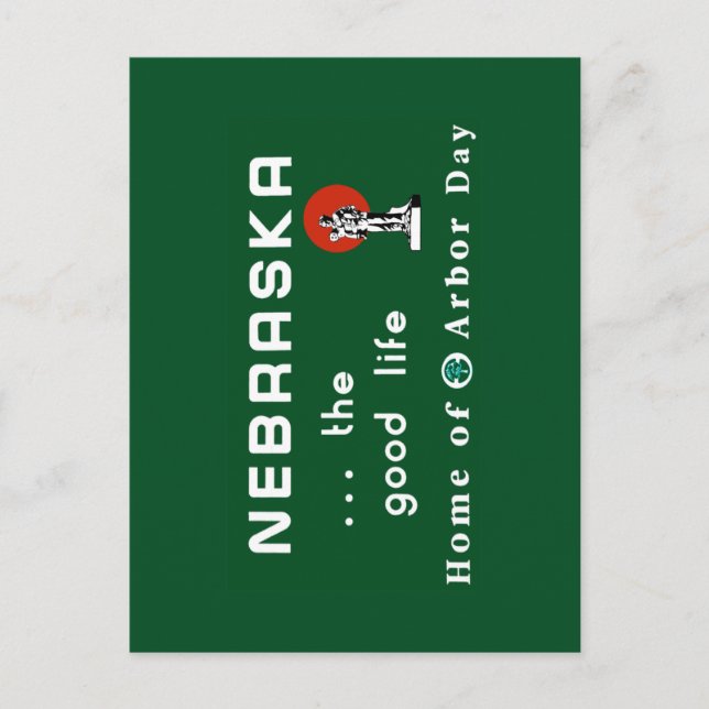 Carte Postale Panneau routier Nebraska - USA (Devant)