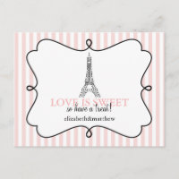 Panneaux Buffet Paris Candy Rose