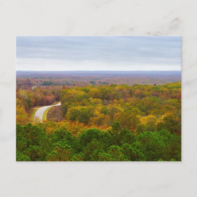 Carte postale Pano Automne Drive (Devant)