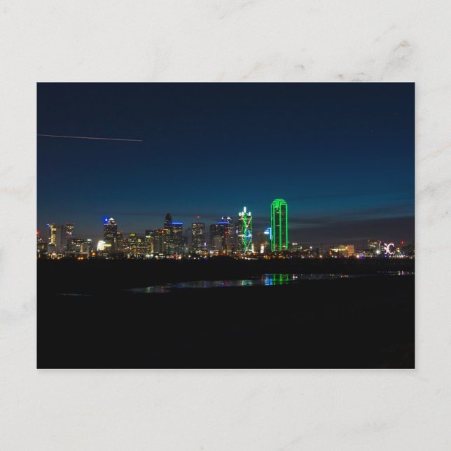 Carte Postale Pano Dallas Skyline Dawn (Devant)