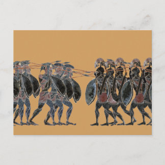 Carte Postale Panoply - Ancienne ligne de bataille d'hoplite gre