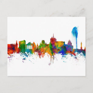 Carte Postale Panorama de Genève Suisse