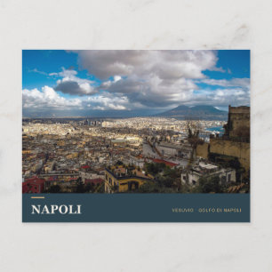 Carte Postale Panorama de la baie et du Vésuve de Naples