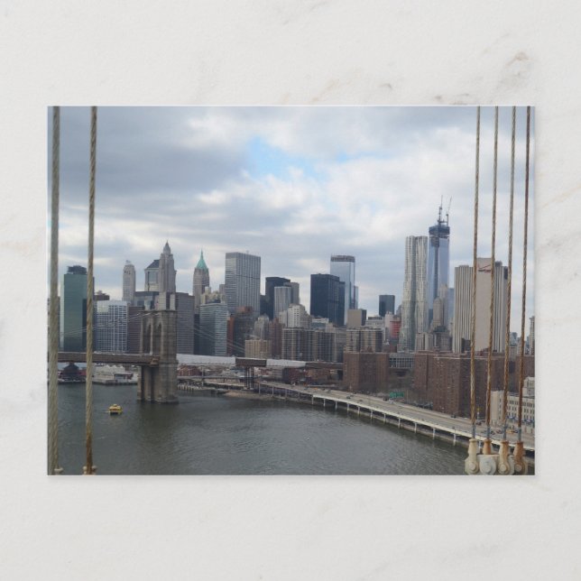 Carte Postale panorama de Manhattan New York (Devant)