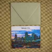 Panorama de peinture à l'huile de Kansas City View