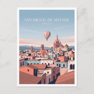 Carte Postale Panorama du toit de San Miguel de Allende Mexique