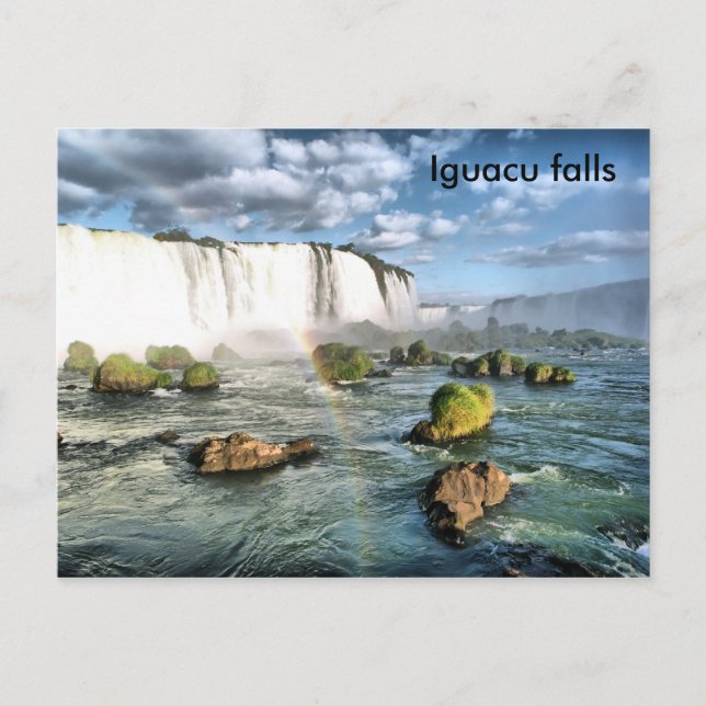 Carte Postale Panorama Iguacu chute (Devant)