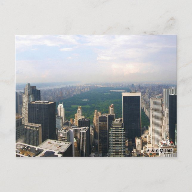 Carte postale panoramique Skyline de New York (Devant)