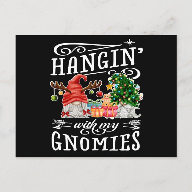 Carte Postale Panser Avec Mes Gnomies Gnome Noël (Devant)