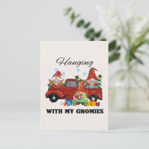 Carte Postale Panser Avec Mes Gnomies - Noël mignon