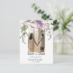 Carte Postale Pansy Moderne Enregistrer la Date