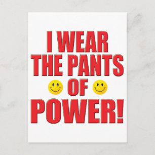 Carte Postale Pantalon Power Life