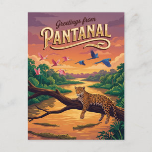 Carte Postale Pantanal Brésil
