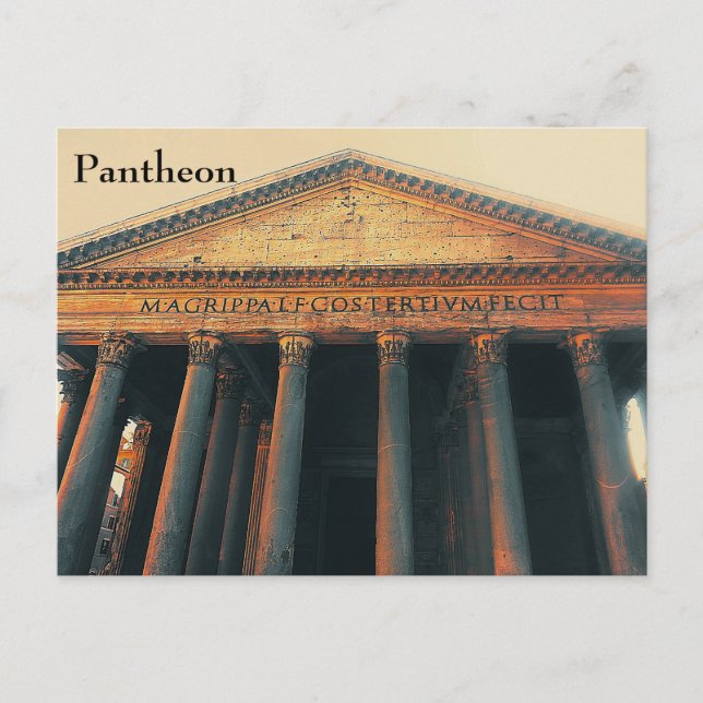 Carte postale Panthéon (Devant)