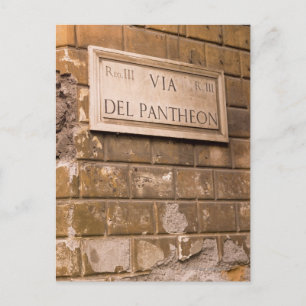 Carte Postale Panthéon, Rome, Italie 2