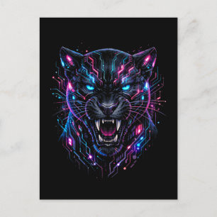 Carte Postale Panthère Cyber