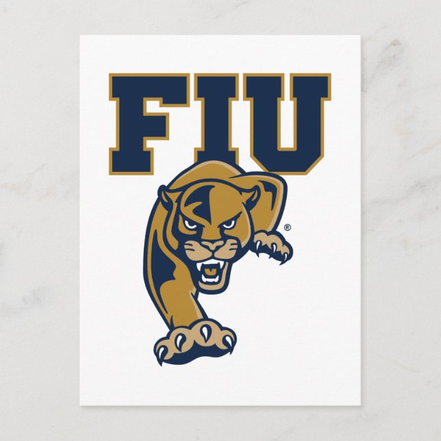 Carte Postale Panthers de la FIU (Devant)