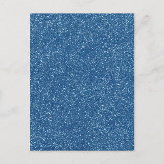 Carte Postale PANTONE Classic Blue avec fausse Parties scintilla
