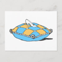Pantoufle de Cendrillon sur un oreiller sarcelle o