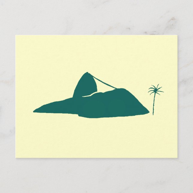 Carte Postale Pão de Açúcar Rio Brasil (Devant)