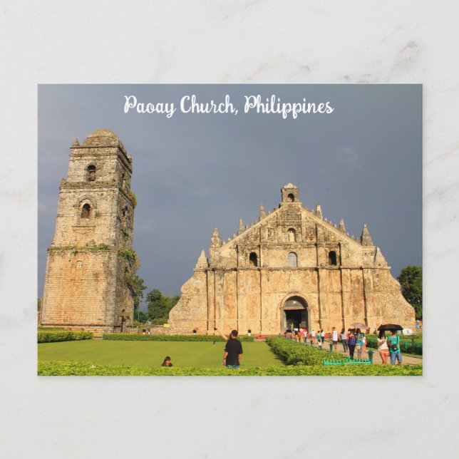 Carte Postale Paoay Church of the Philippines Postcard (Devant)