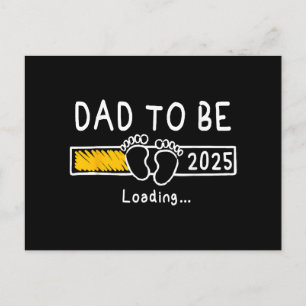 Carte Postale Papa 2025 Papa est 2025 Papa sera promu à