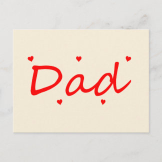 Carte Postale Papa adorable