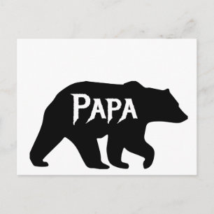 Carte Postale PAPA Bear, papa, papa, fête des pères