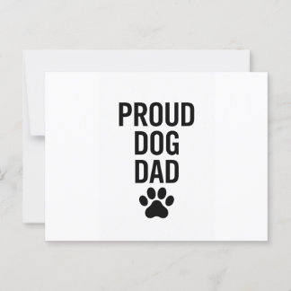 Carte Postale Papa Chien Fier – Cadeau Drôle pour Amateur de Chi