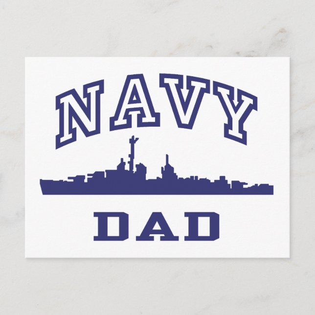 Carte Postale Papa de marine (Devant)