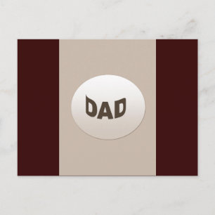 Carte Postale Papa décoratif