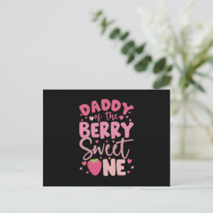 Carte Postale Papa Du Berry Sweet One Strawberry Anniversaire