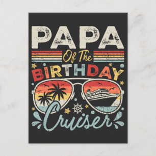 Carte Postale Papa du Vacances d'anniversaire du Croiseur