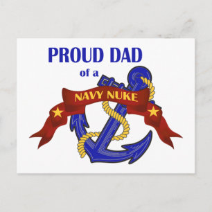 Carte Postale Papa d'un Nuke de la Marine