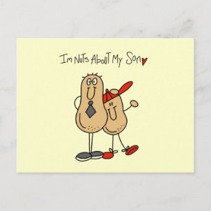Carte Postale Papa - Fou de Mon Fils T-shirts et CadeauxD