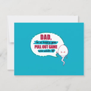 Carte Postale Papa, je suis tellement heureux que ton jeu pour s