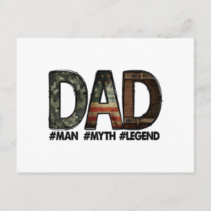 Carte Postale Papa - l'homme le mythe la légende Papa; père; gro