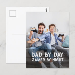Carte Postale Papa Par Jeu De Jour Par Fils De Nuit Et Papa Fête