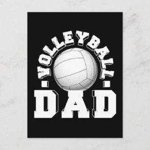 Carte Postale Papa volley-ball École vintage élégant
