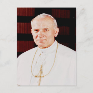 Carte Postale Pape Jean-Paul II Chef de l'Église catholique