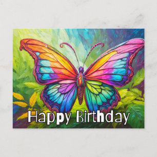 Carte Postale Papeterie créative et mignonne de papillon