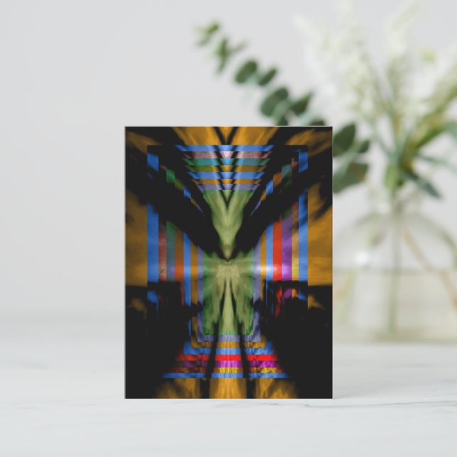 Carte Postale Papeterie élégante Phoenix par MonQui' Designs (Debout devant)
