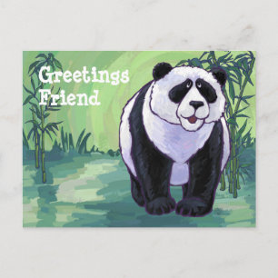 Carte Postale Papeterie Panda Bear