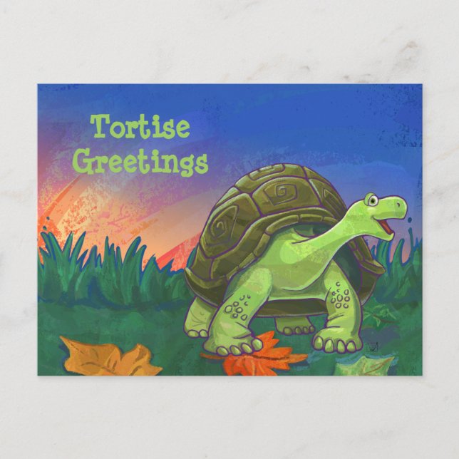 Carte Postale Papier à lettres Tortoise (Devant)